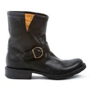 Fiorentini + Baker Black Motorcycle Boots